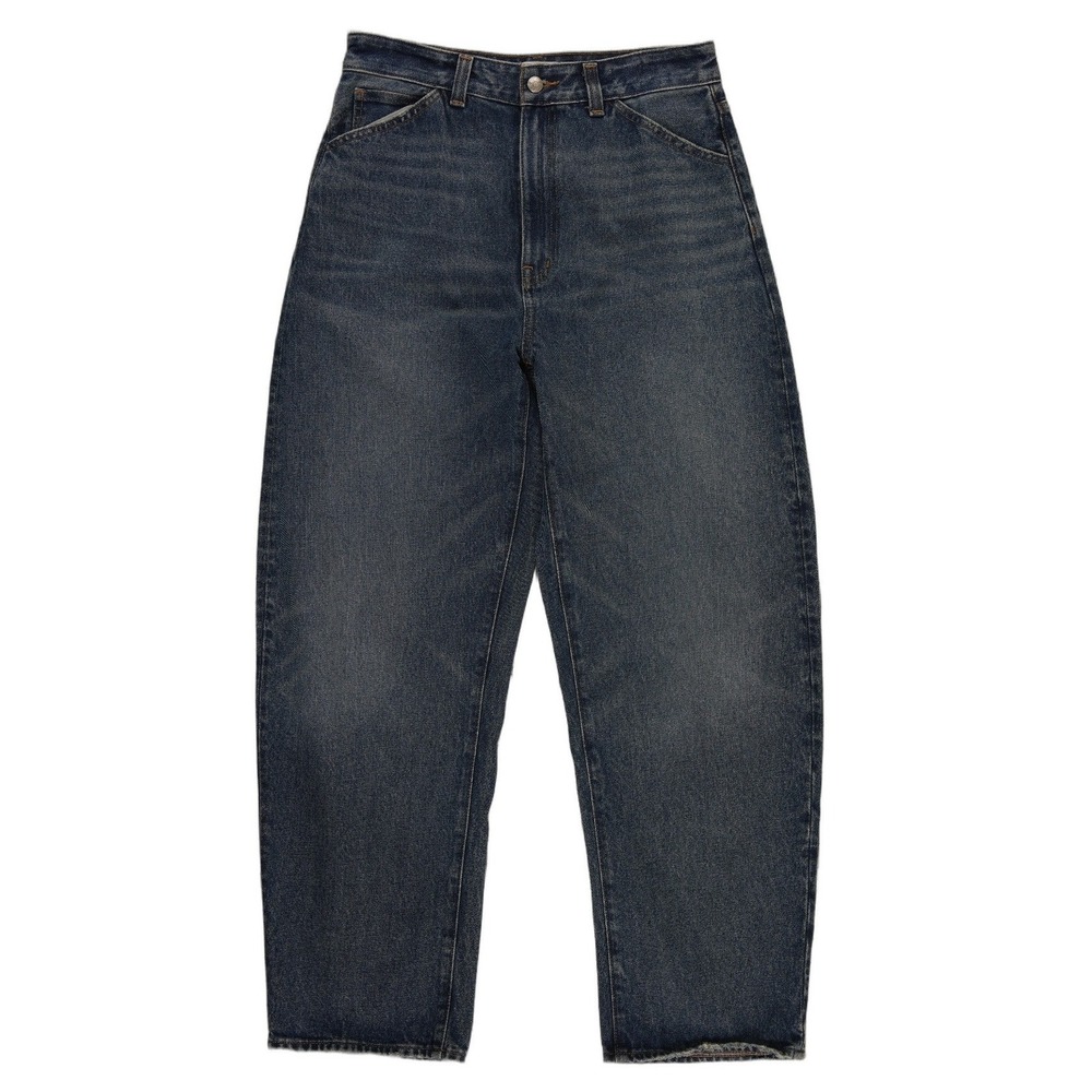 Madewell The Curvy Balloon Jeans Women's Size 28 Indigo Dark Wash 100% Cotton